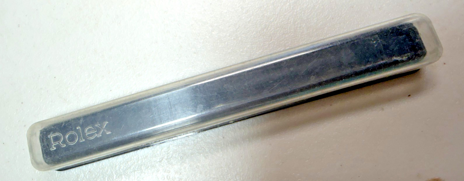 Vintage Rolex Authentic Pen Case Pencil Plastic Two Piece Hard to Find Rare!