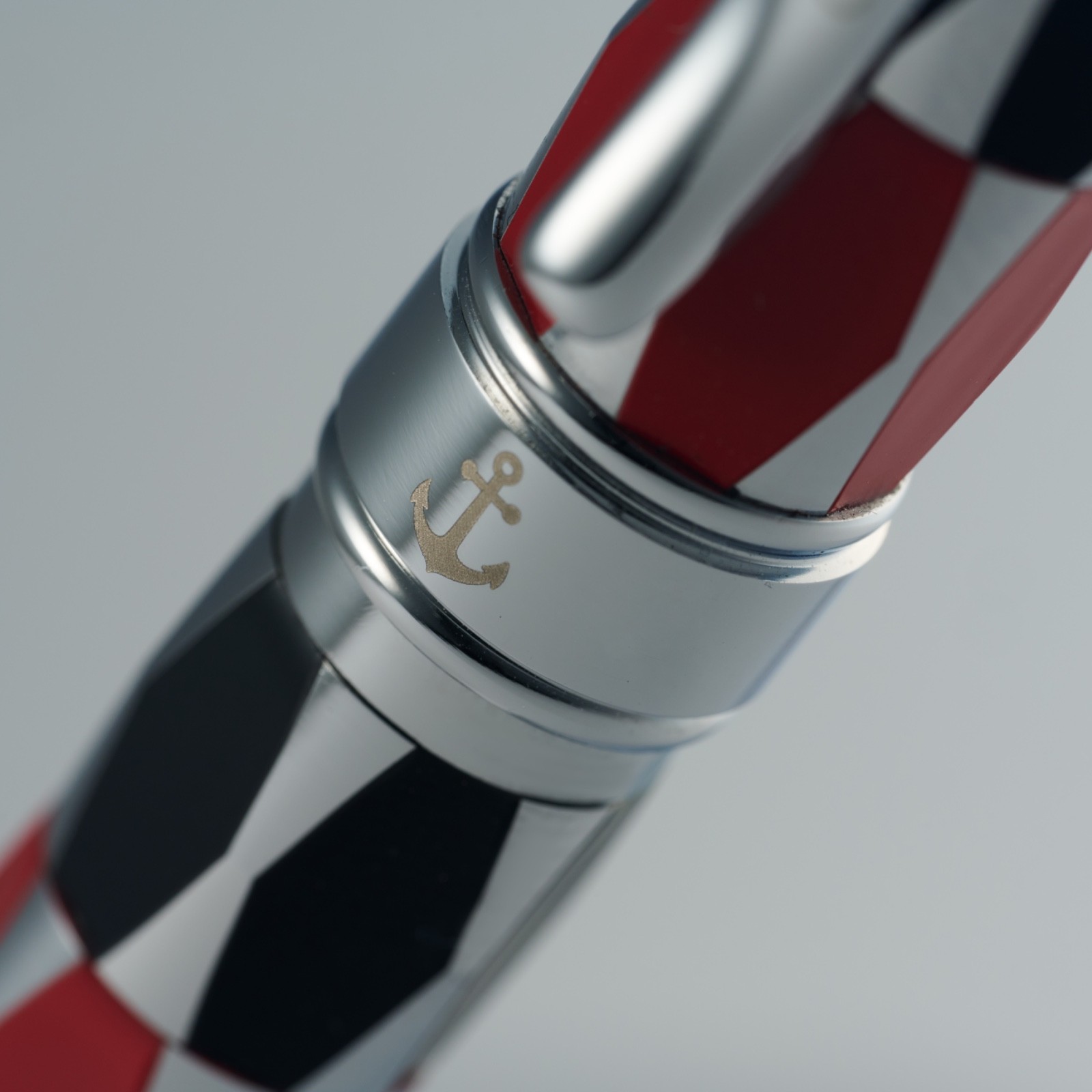 Ancora Masquerade Red Dark Blue Enamel Pen Limited Edition 88 Italy New Numbered