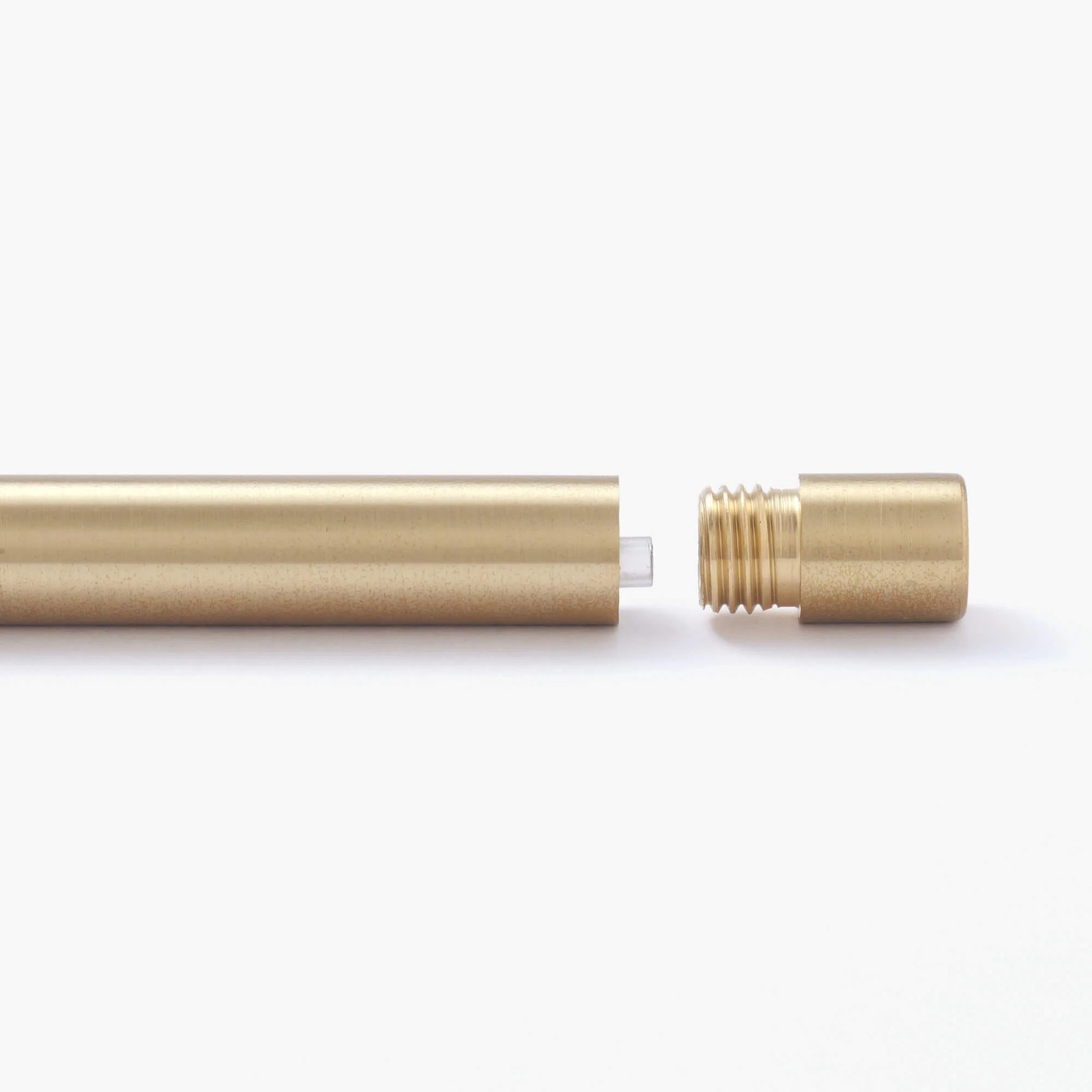 Kakimori Tz-1 B9 Brass Cap Ballpoint Pen 0.7mm Black Ink Japan
