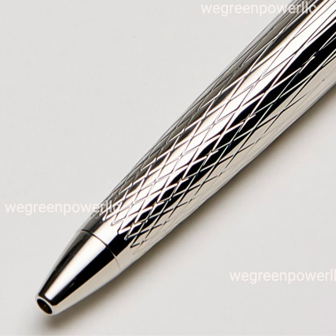 HOT Rolex Silver Diamond Style Palladium Finish Ballpoint Pen New w Box VIP Gift