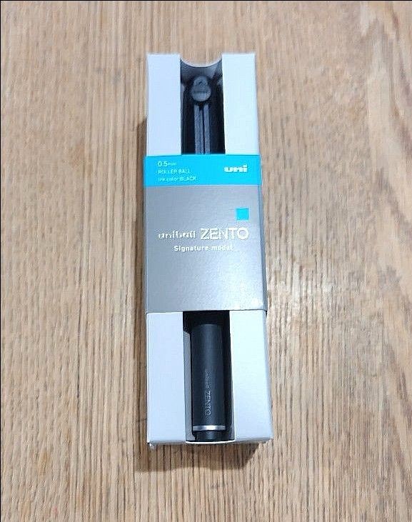 Mitsubishi Uni-ball ZENTO Black 0.5mm Signature Model Gel Pen Japan NEW