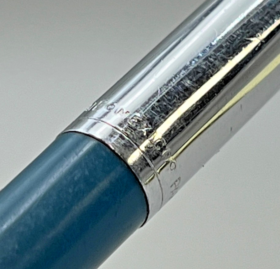 Paper Mate Double Heart Profile Slim Aqua Blue/Chrome, Blue Ink, Works – Mexico