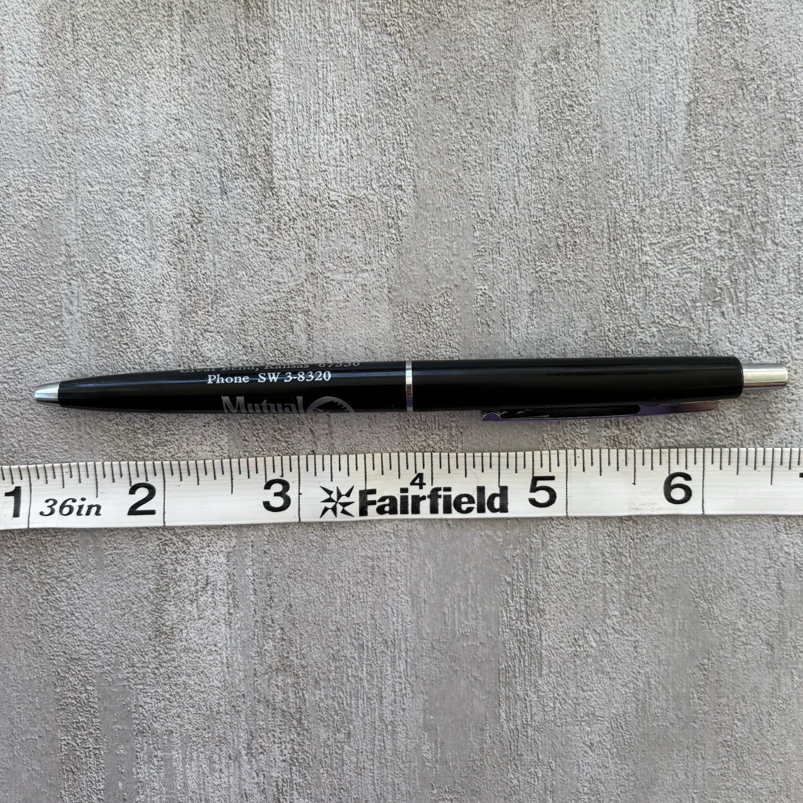 Vintage Paper Mate Double Heart Pen Mutual of Omaha, KS Advertising ~Dry Ink~