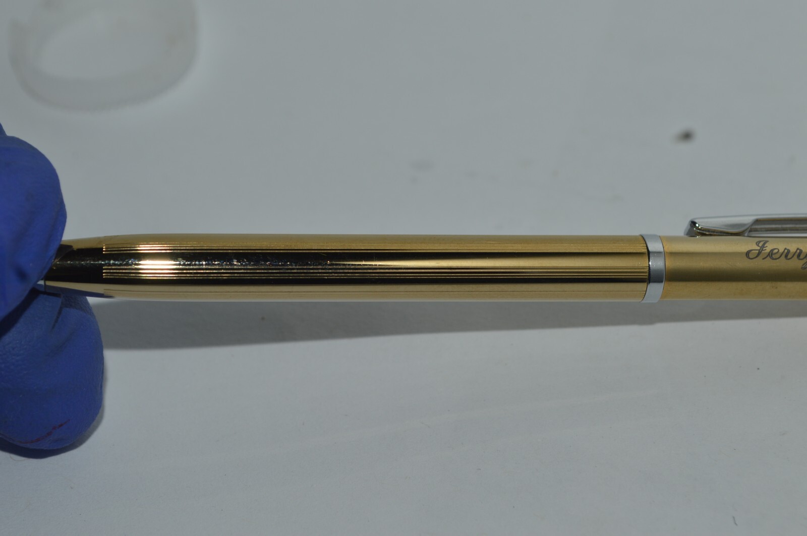 QUILL Ballpoint Pen Engraved Jerry W Sandel New Mexico State Symbol New Old Pen