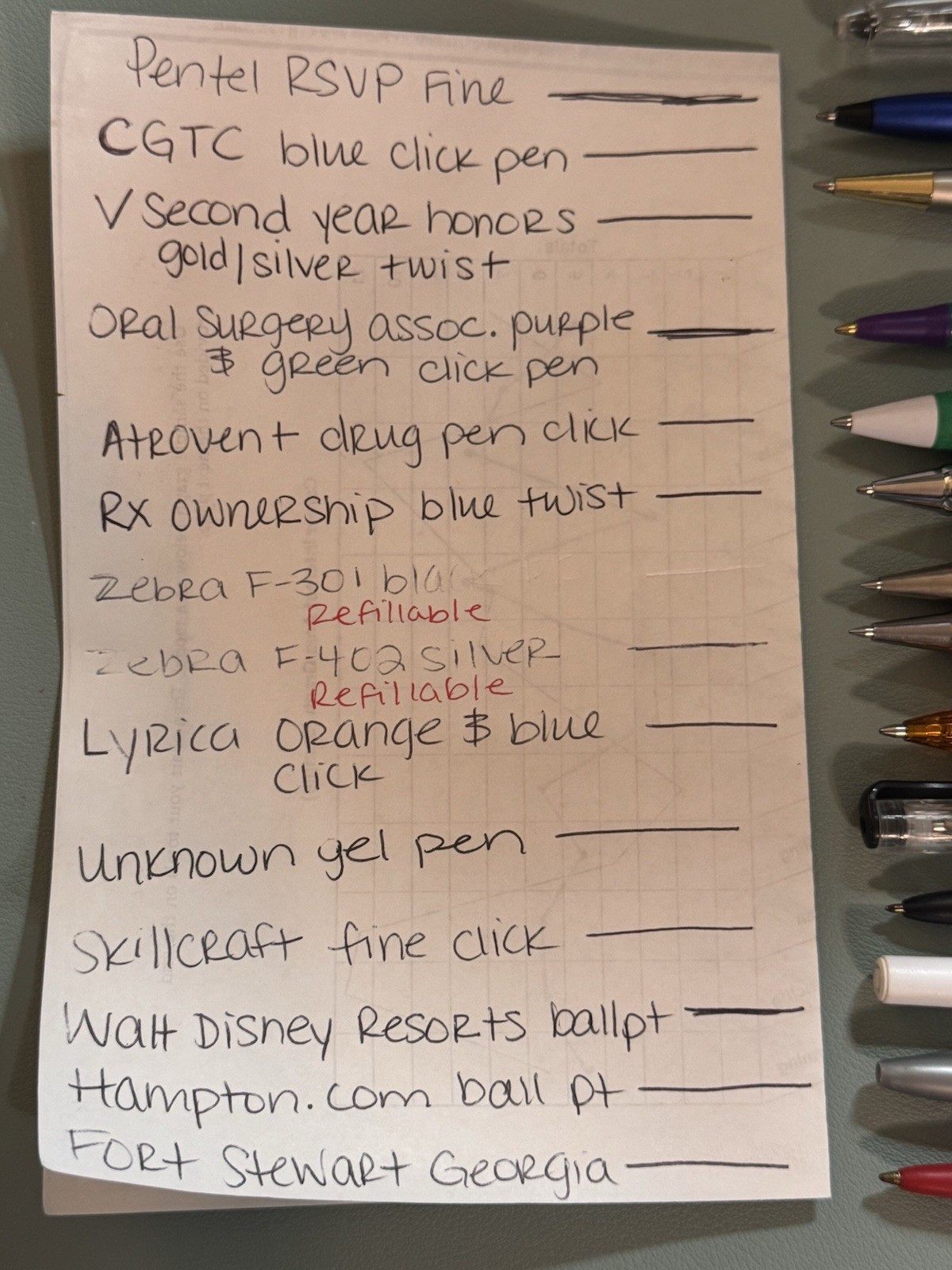 Lot of 14 Pens Click Twist Ball Point Drug Pens Zebra Refillable Disney Random