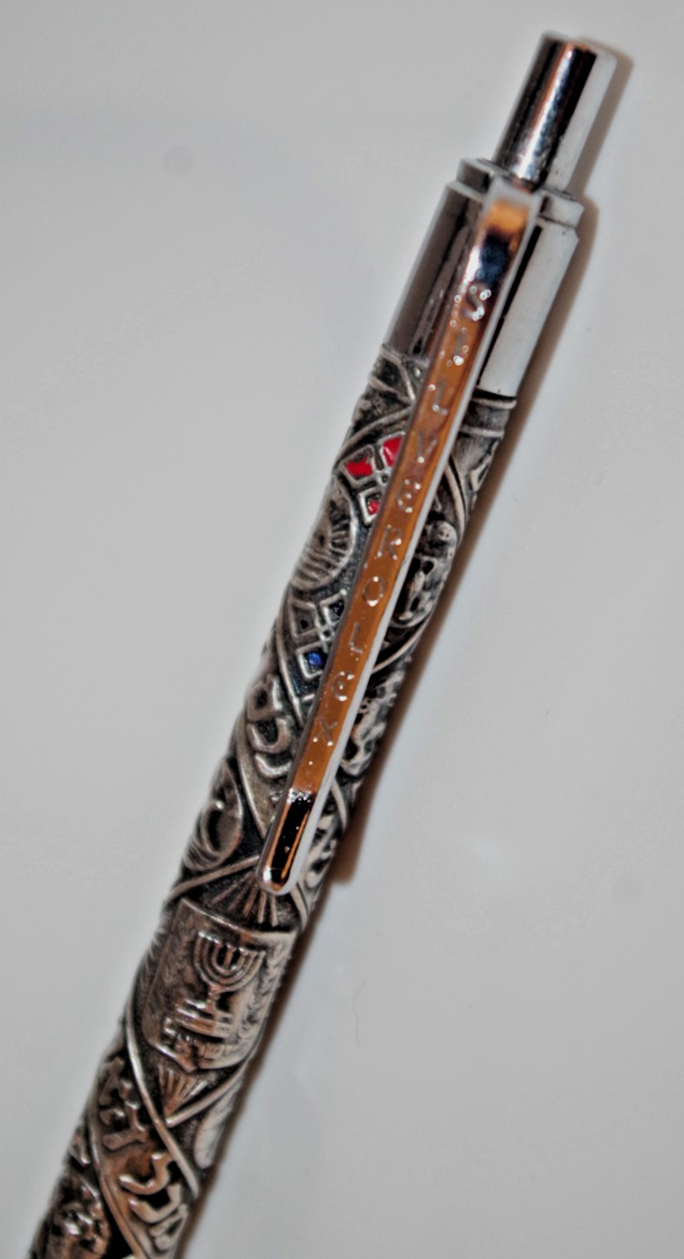 L5 VTG 925 ENAMEL STERLING SILVER BALLPOINT PEN SILVEROLEX 12 Tribes of Israel