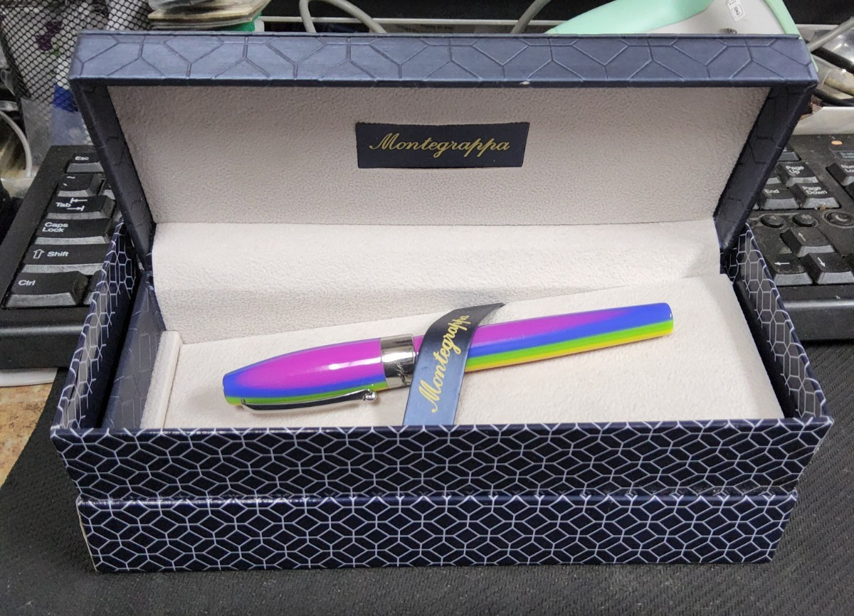 Montegrappa Fortuna Rainbow Ballpoint Pen MIB Brand New