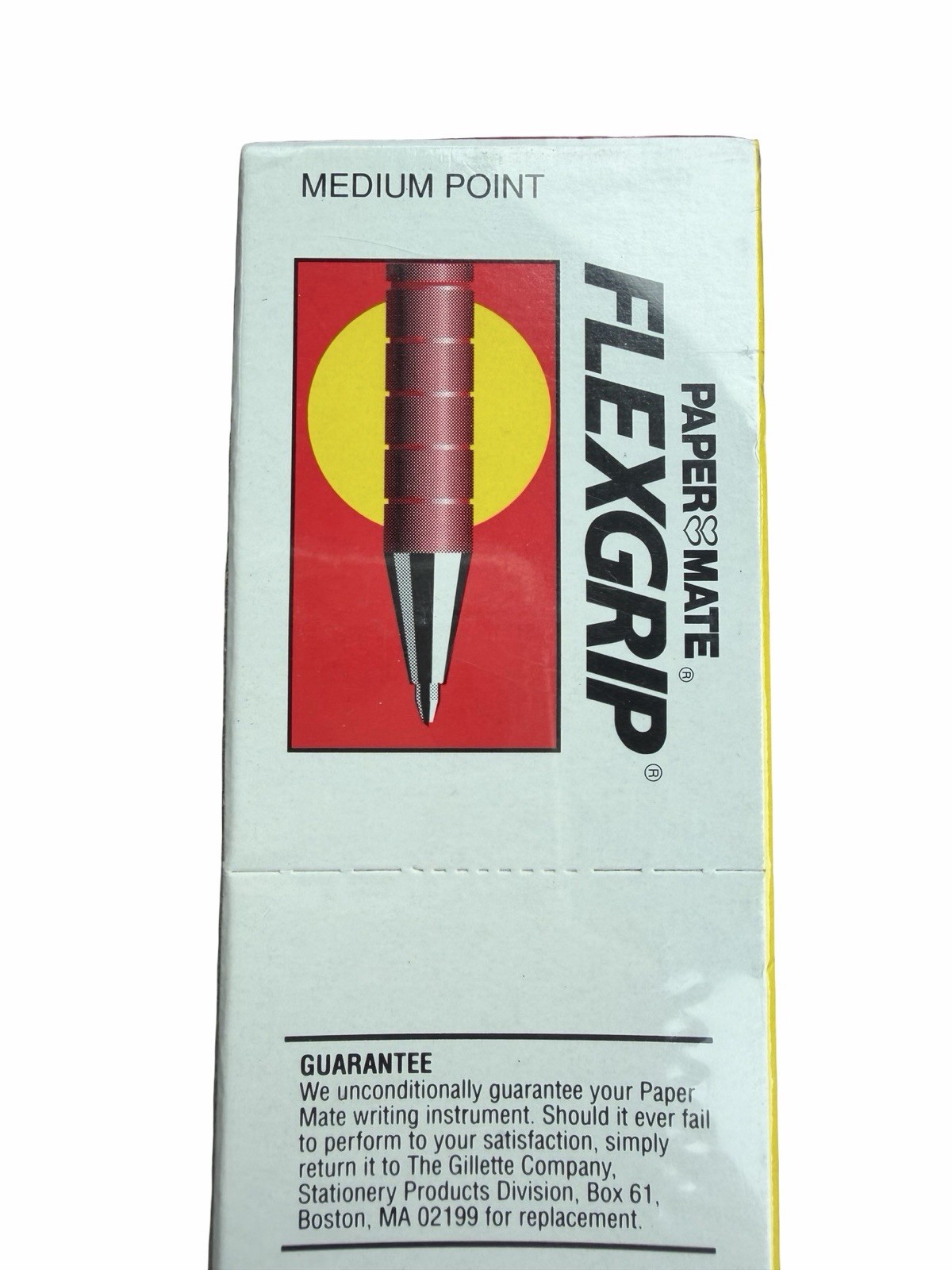 Vintage 1989 Paper Mate FlexGrip Red Ink Pens 12 Pack Sealed Medium Point Japan