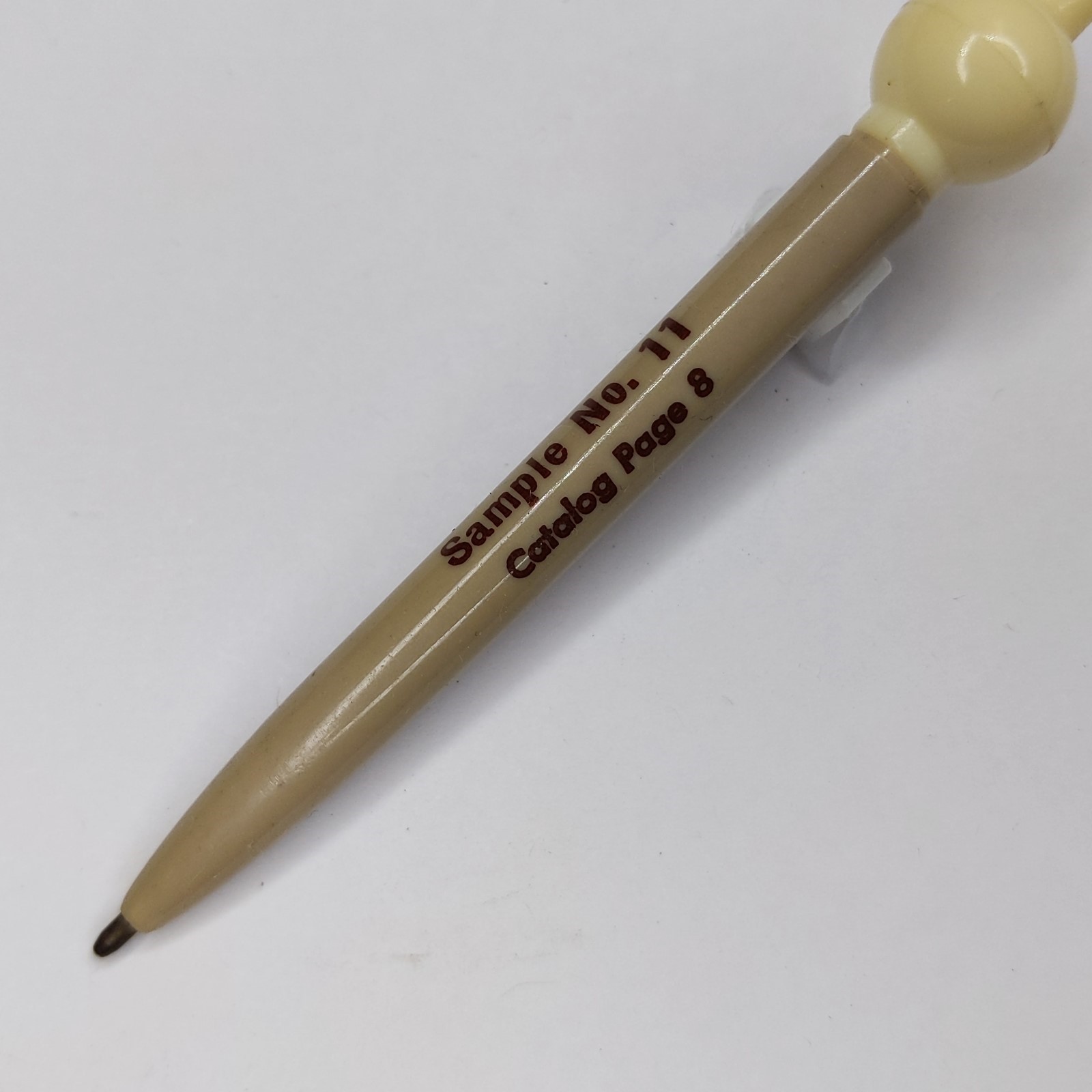 c1970s Salesman Sample Mini Rotary Phone Dialer Advertising Pen 3.5″ Plastic G7