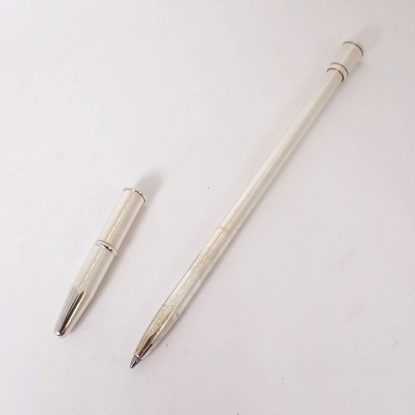 [Pre-owned] HERMES 925 Silver Ballpoint Pen / j282-10
