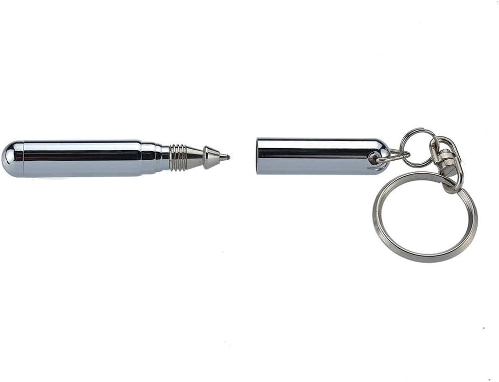 1Pc Retractable Mini Pen, Metal Tool Retractable Pocket Keychain Dad Gadgets,…