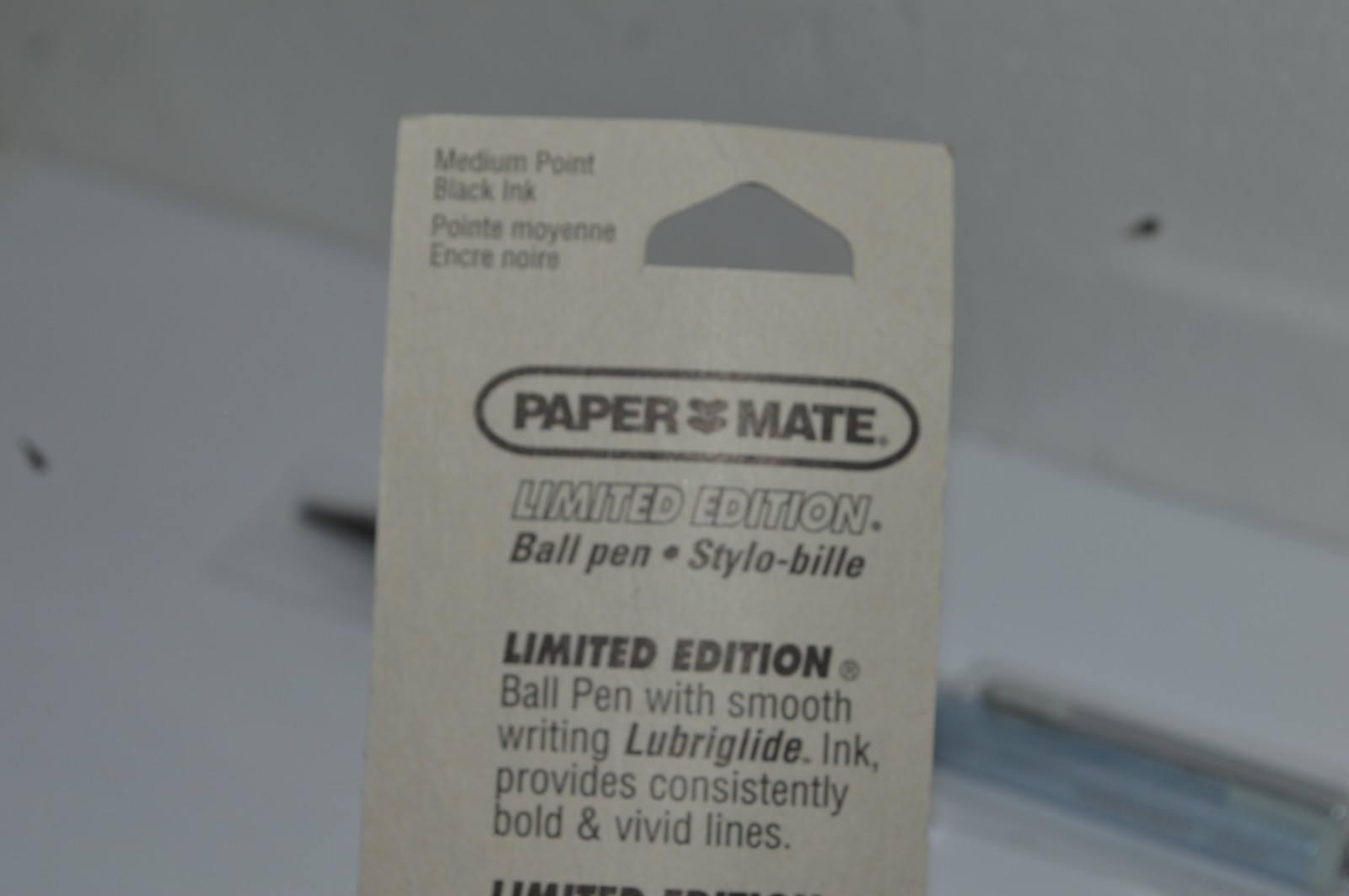 PAPER MATE Limited Edition Ball Pen Pearlescent Gray Made In Japan 1993 MIP