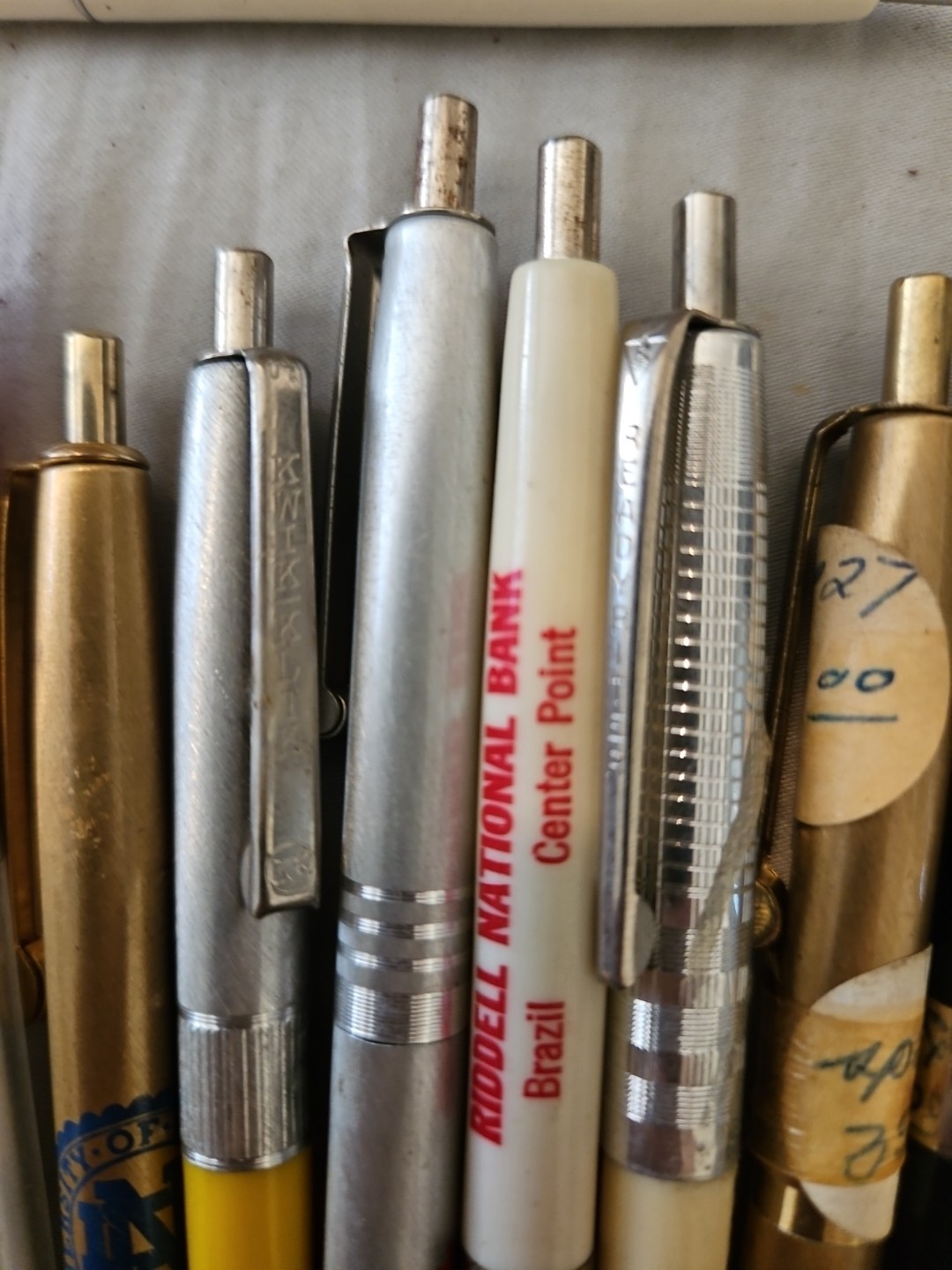 Lot of 15 Vintage Advertising Ballpoint Pens Branded Coors Rare+ Bic Clic