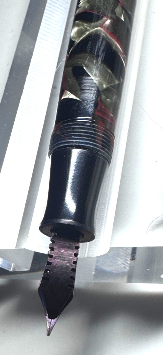 PARKETTE VINTAGE CELLULOID MECH PENCIL BLACK GREY SILVER RED COLLECTIBLE ANTIQUE