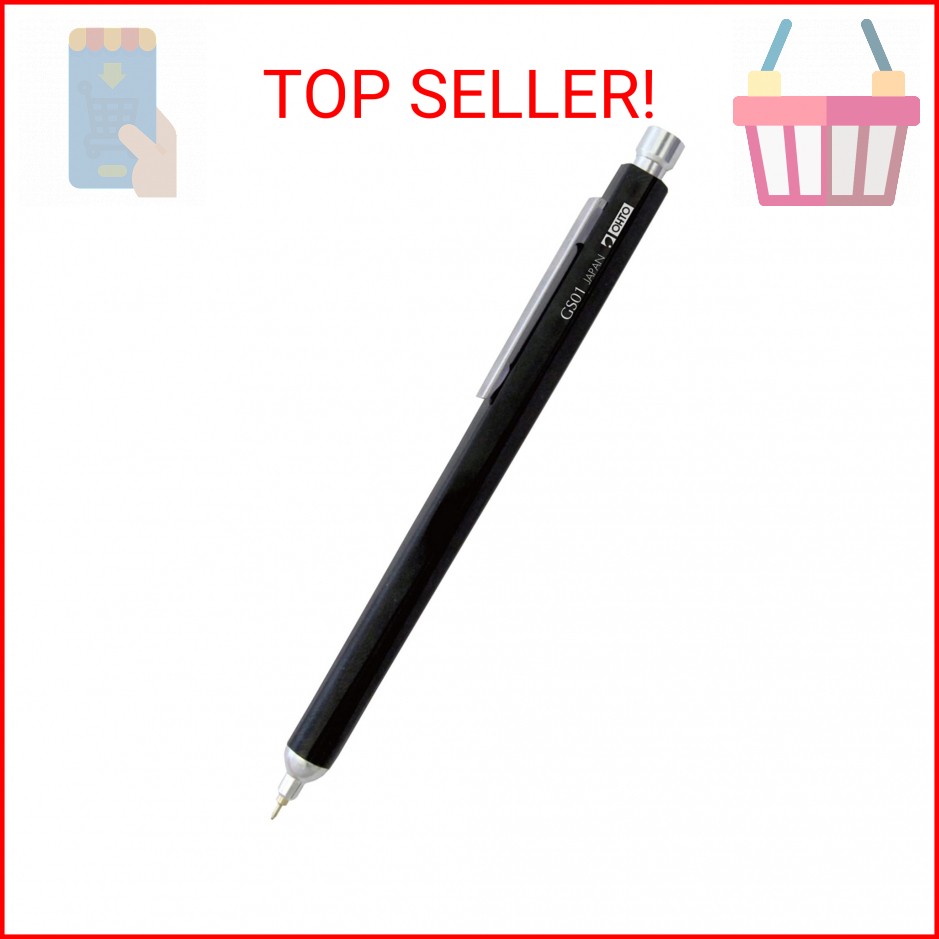 Needle-point GRAND STANDARD OHTO, Black GS01-S7-BK ca. 13,5cm x 1cm