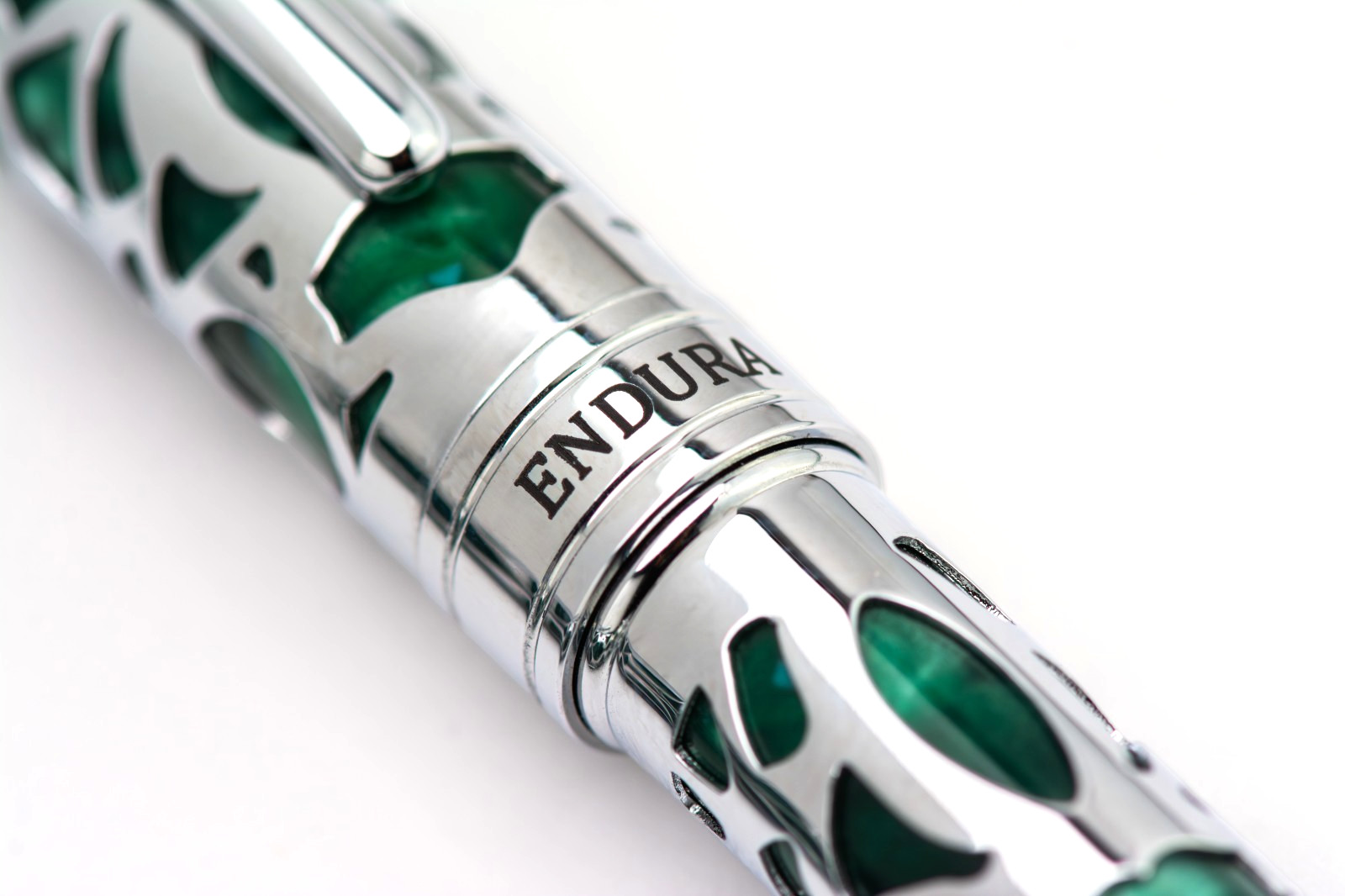 CONKLIN ENDURA GREEN DECO CREST BALLPOINT PEN NEW IN BOX