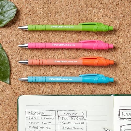 Paper Mate FlexGrip Ultra Ballpoint Pens, Made from 12 Count (Pack of 1)