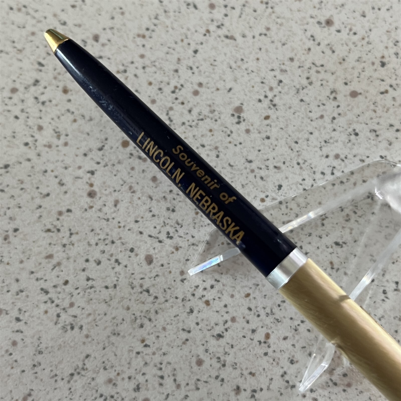Souvenir Of Lincoln Nebraska Home Of The Cornhuskers Vintage Ballpoint Pen 20115