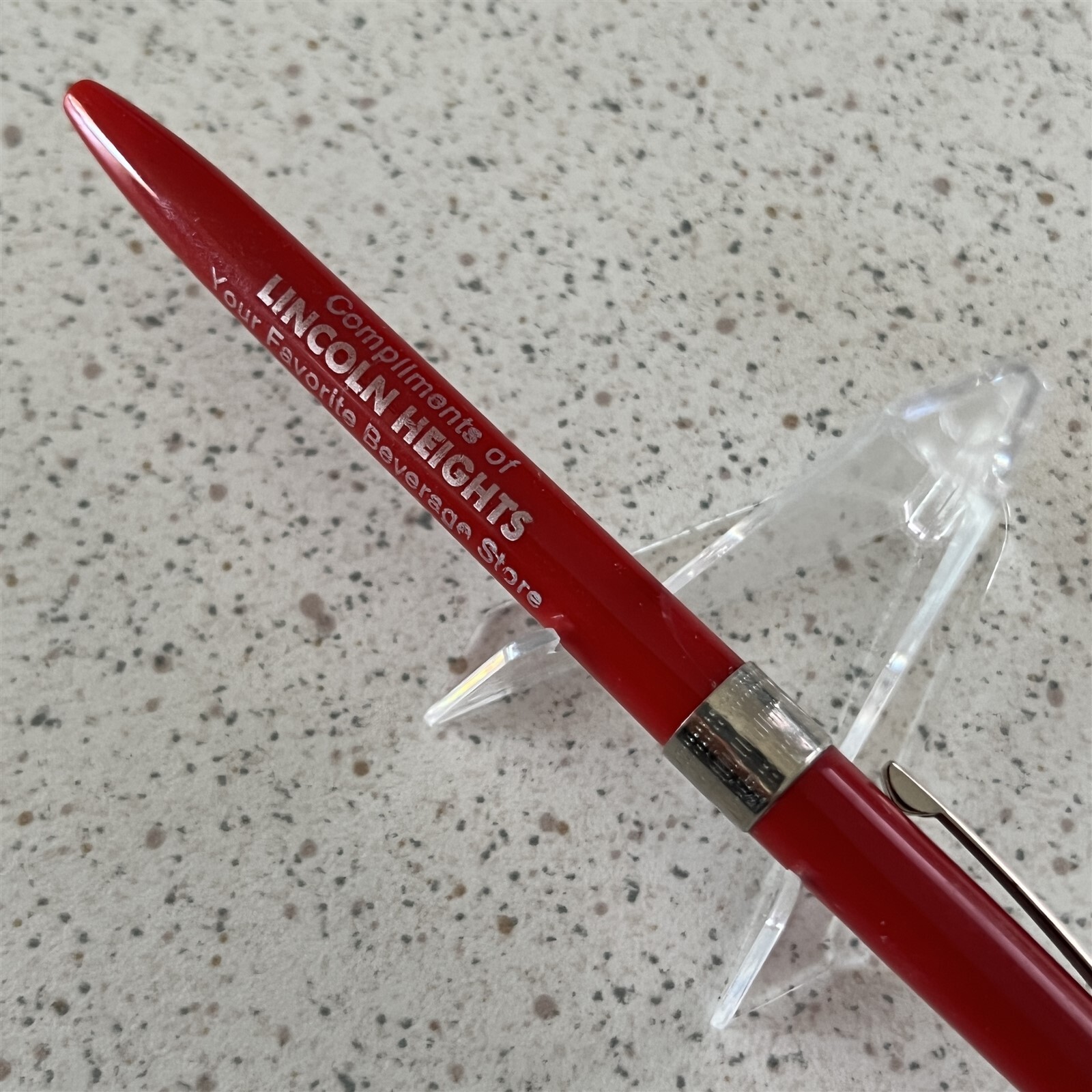 Lincoln Heights Beverage Store Nebraska Vintage Ballpoint Pen #20137