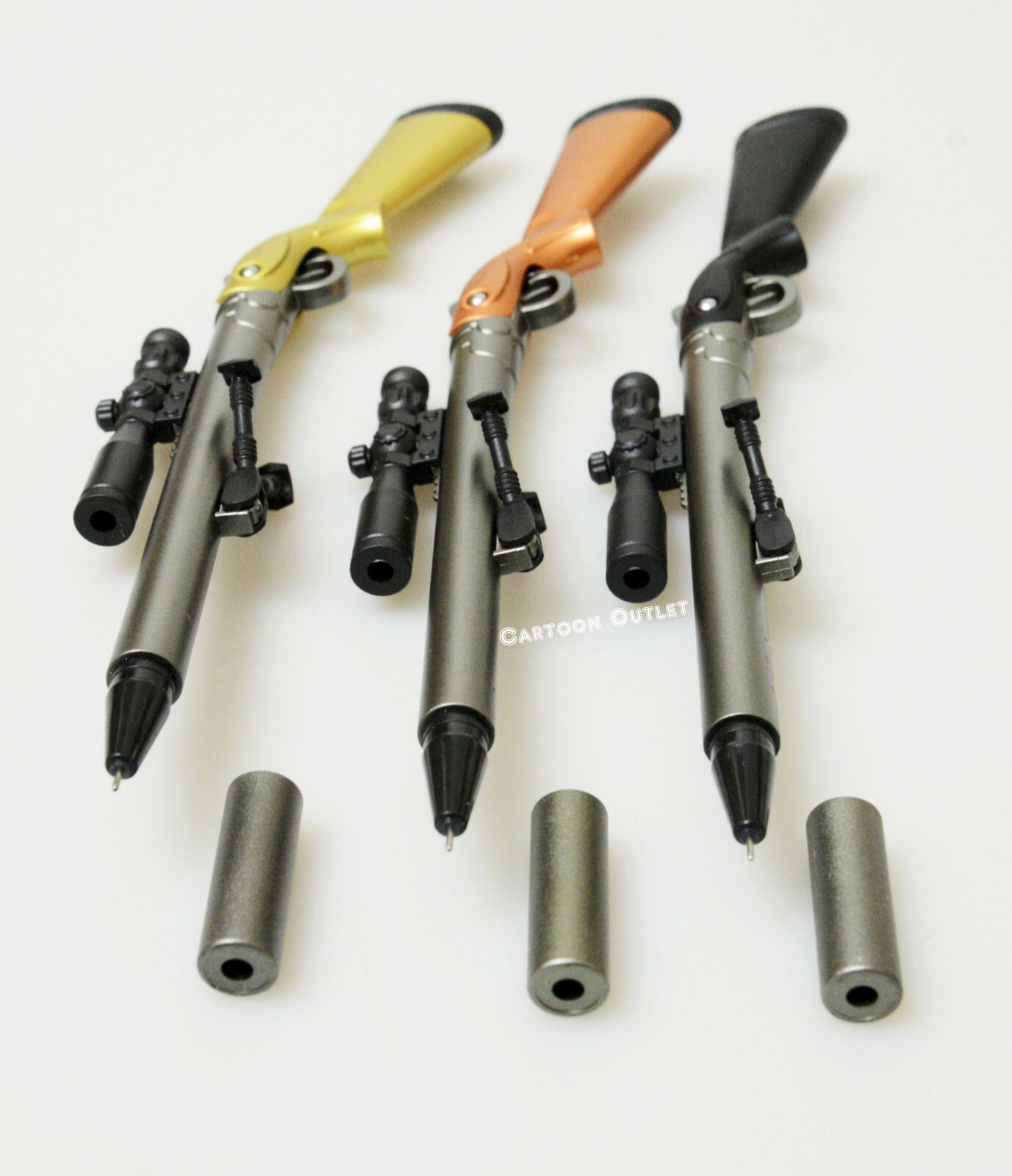 Novelty Gun Pen Collectable Rifle Shaped Ink Pen Man Cave Office Birthday Gift