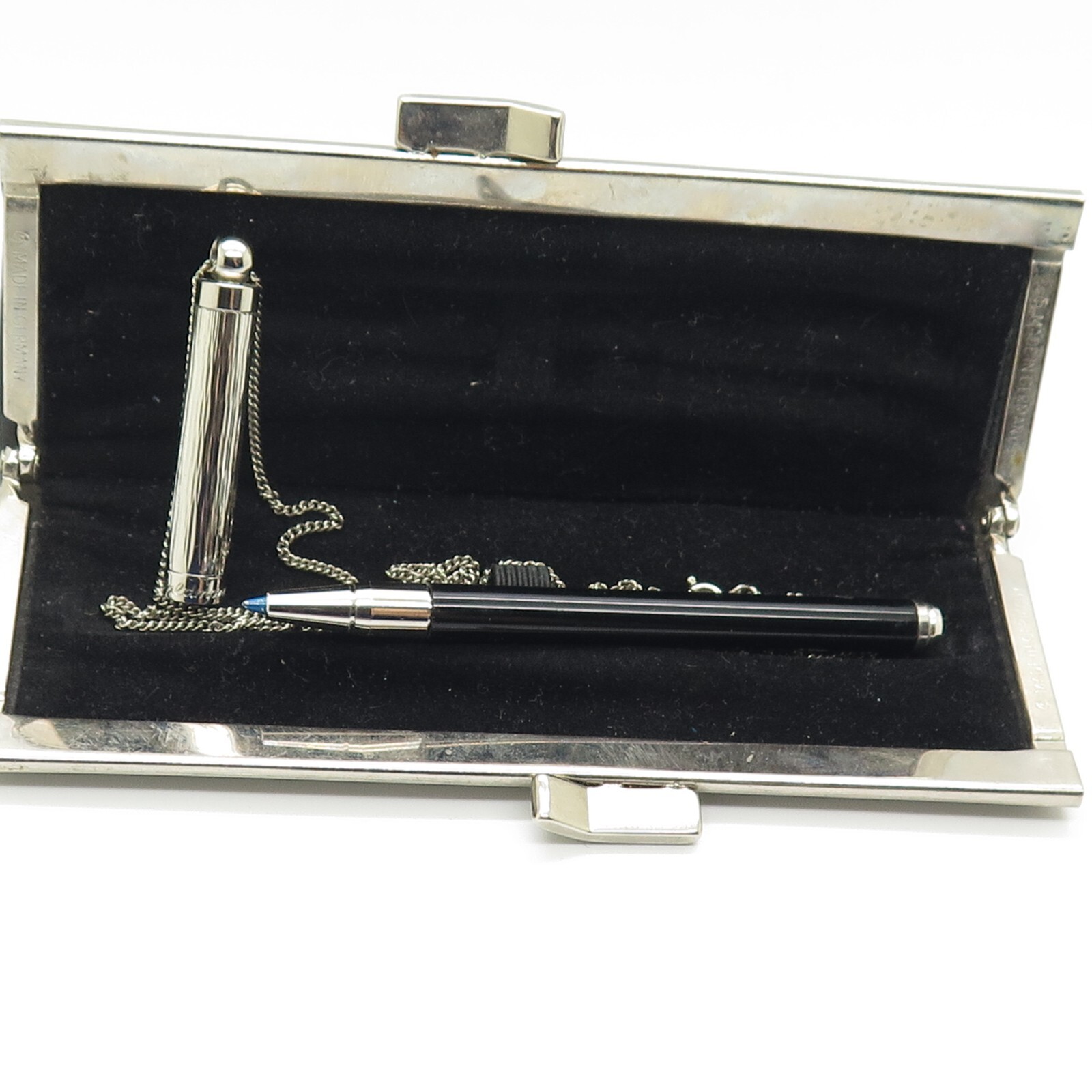 Vintage Waldmann Germany 925 Sterling Silver Pen with Case