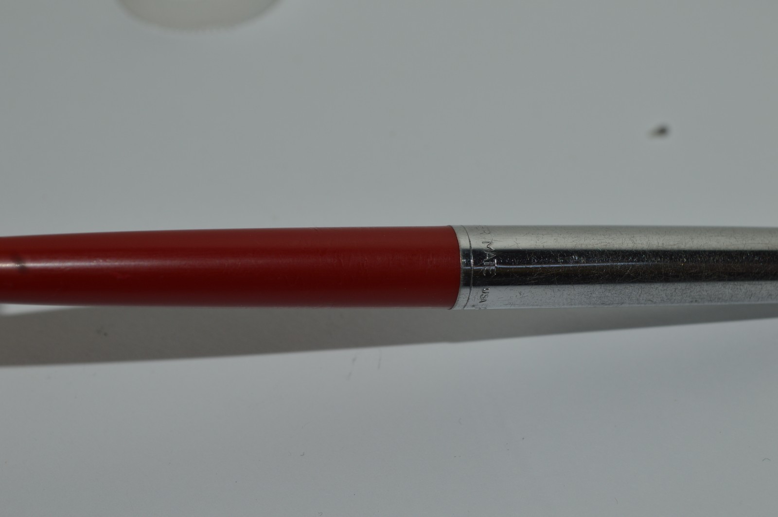 Paper Mate PROFILE #2 REGULAR Grip Ballpoint Pen Red Barrel Made In USA 1980s