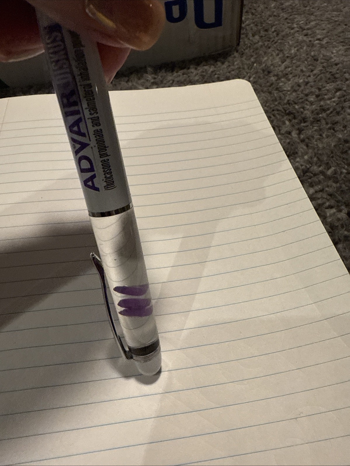 Advair Diskus Floating Novelty Pen – Pharmacy Rx Drugs Advertising Works