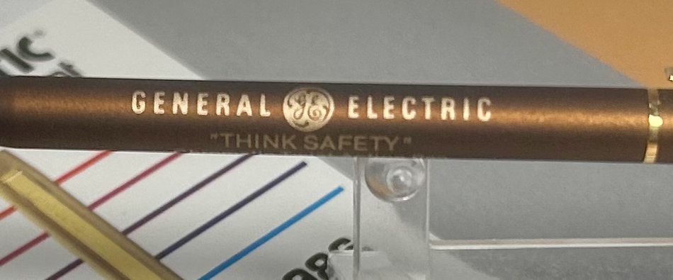 1986 Ritepoint CHROMATIC Standard Salesman Sample CR-732 GENERAL ELECTRIC Pen