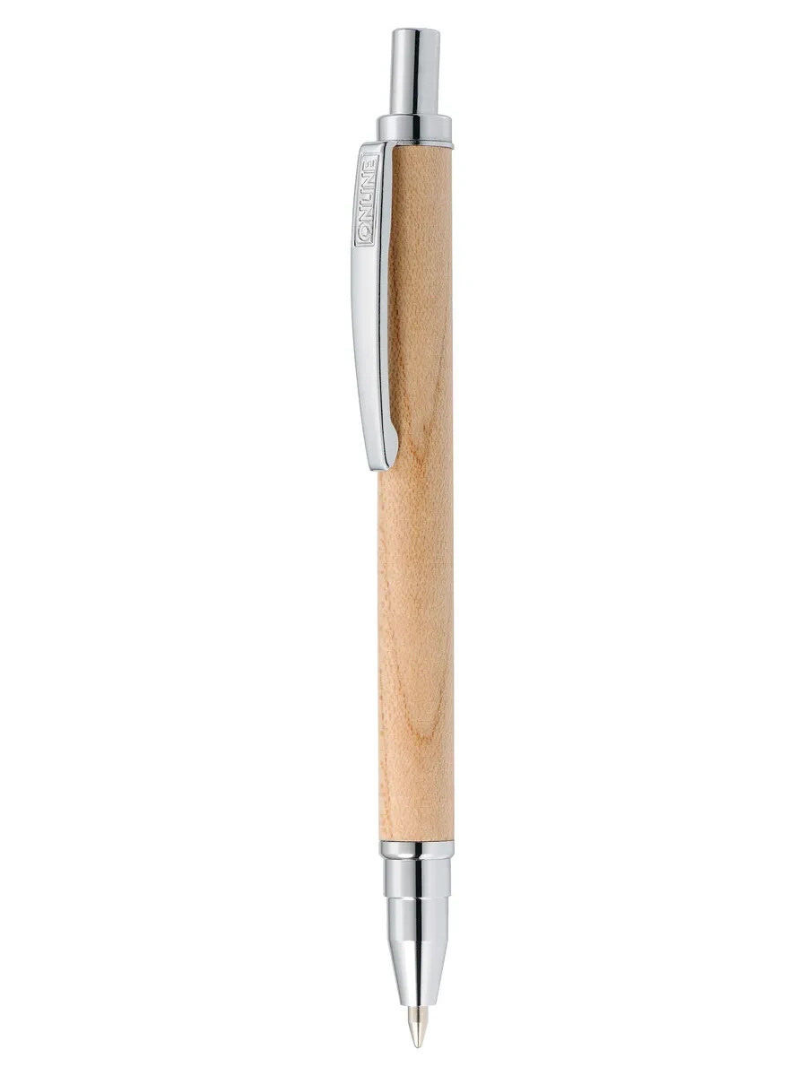 Online Oak Pocket Pen For Agenda Mini Pen Retractable Ballpoint Pen Wood New