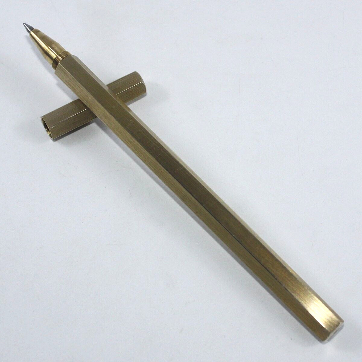 Solid Brass Ball Point Pen Business Pen Collectible Ballpoint Pen