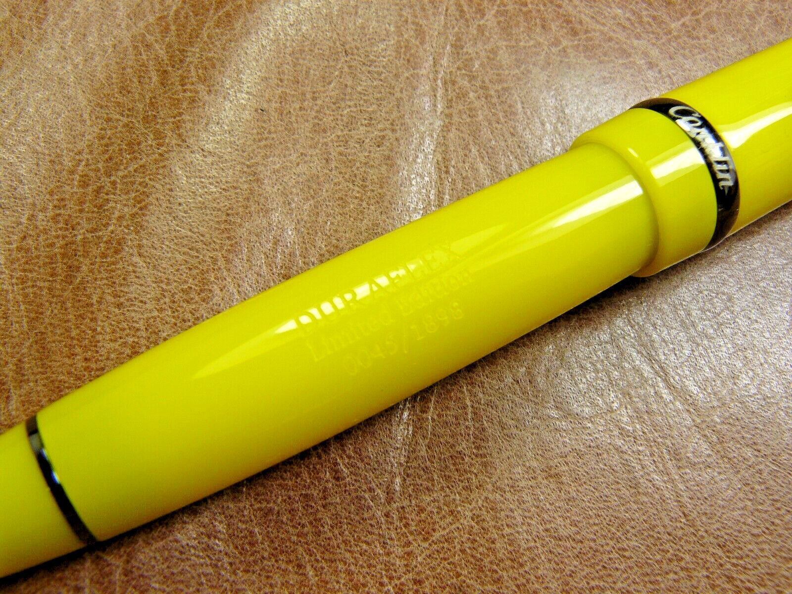 CONKLIN DURAGRAPH YELLOW HORNET #113 MADE LIMITED EDITION BALLPOINT PEN NEW/BOX