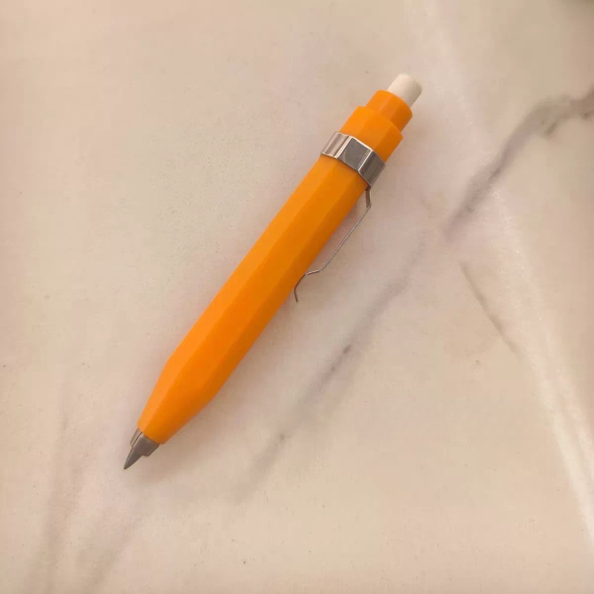EDC Automatic Pencil HB Drafting Sketch Writing Press-Typ HDPE Titanium PEI Body