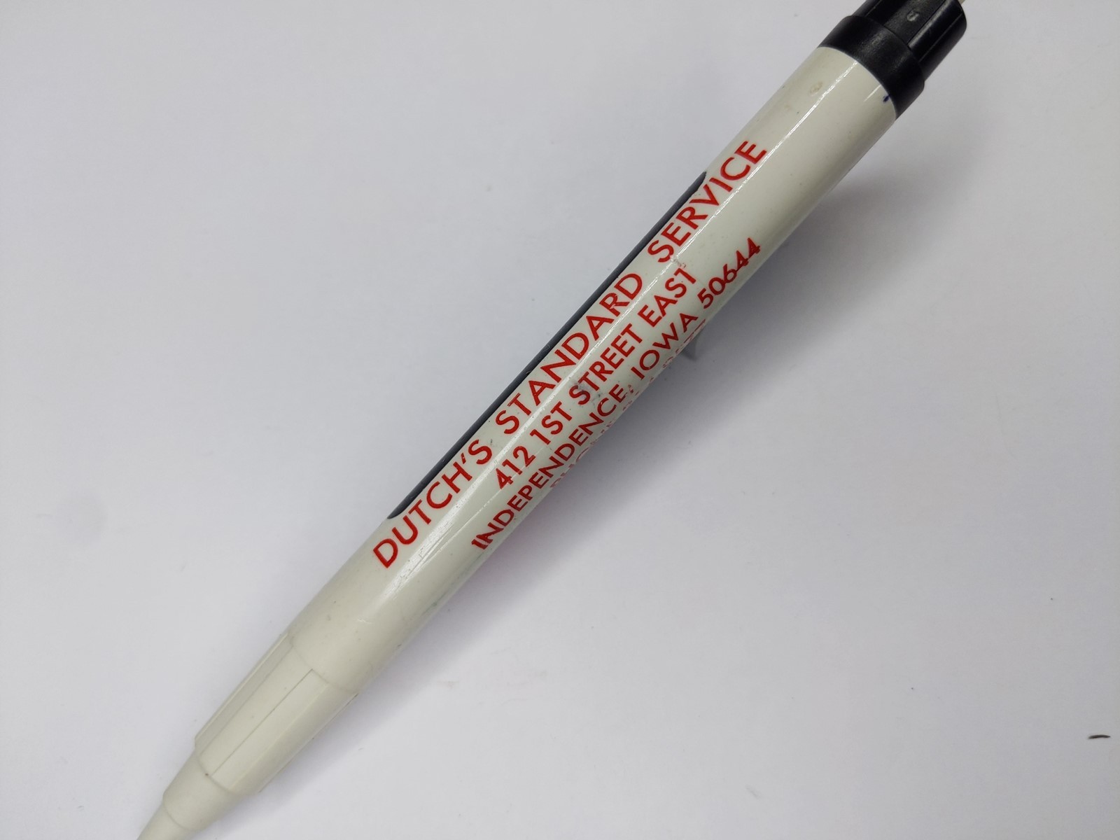 c1980s Independence IA Dutch’s Standard Service Amoco Allstar Advertising Pen G7