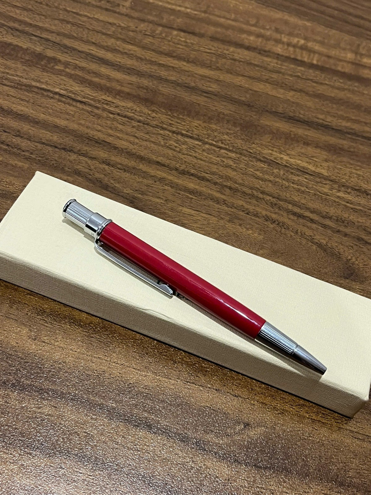 Luxury Rolex Red Ruby Oyster Ballpoint Pen VIP Gift Full Box with Pouch New