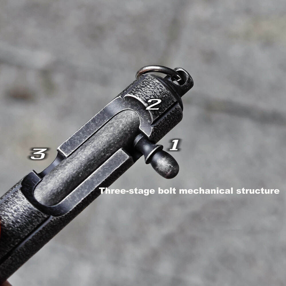 Titanium Alloy Ballpoint Pen Office Working Signature Pen Outdoor EDC Key chain