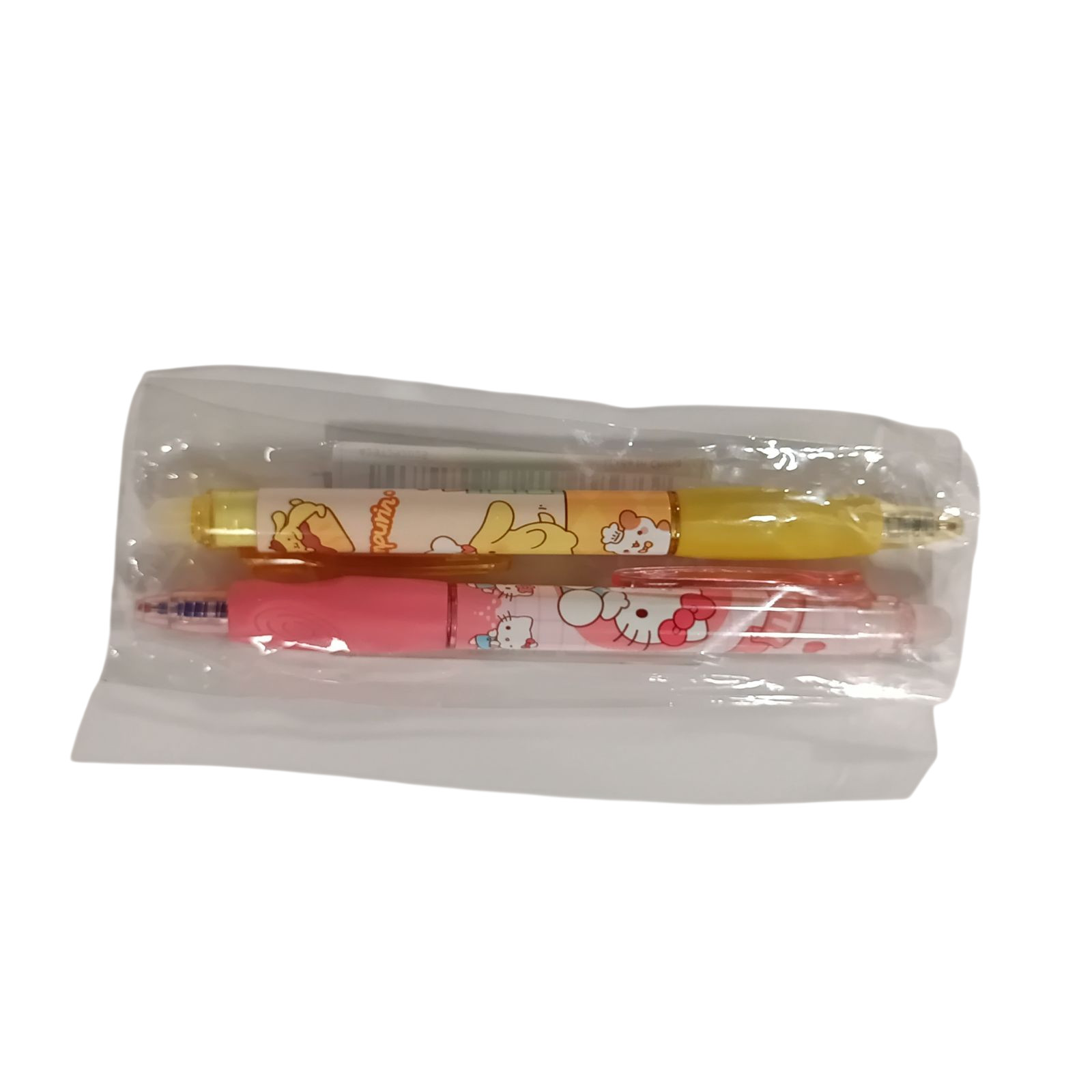 2pcs Cute Cartoon Cat and Dog Gel Pens Set – Random Hello Kitty Style – New
