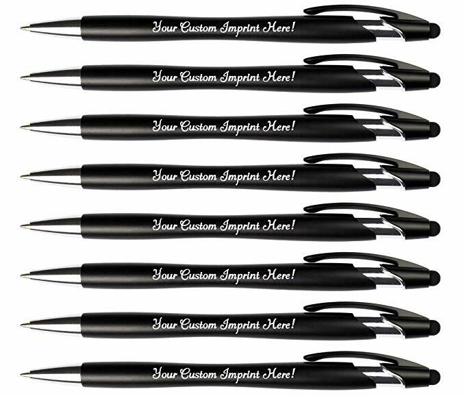 14 Personalized Beemer pens Stylus pens for touch screens. Custom Printed gifts.