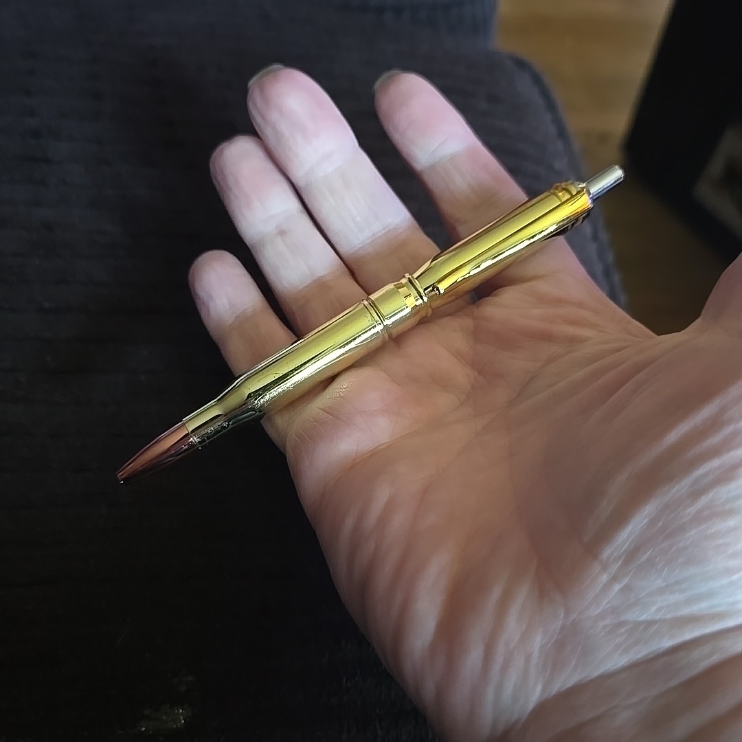 UNITED STATES SECRET SERVICE Bullet Shaped Click Pen Novelty Gift Black INK