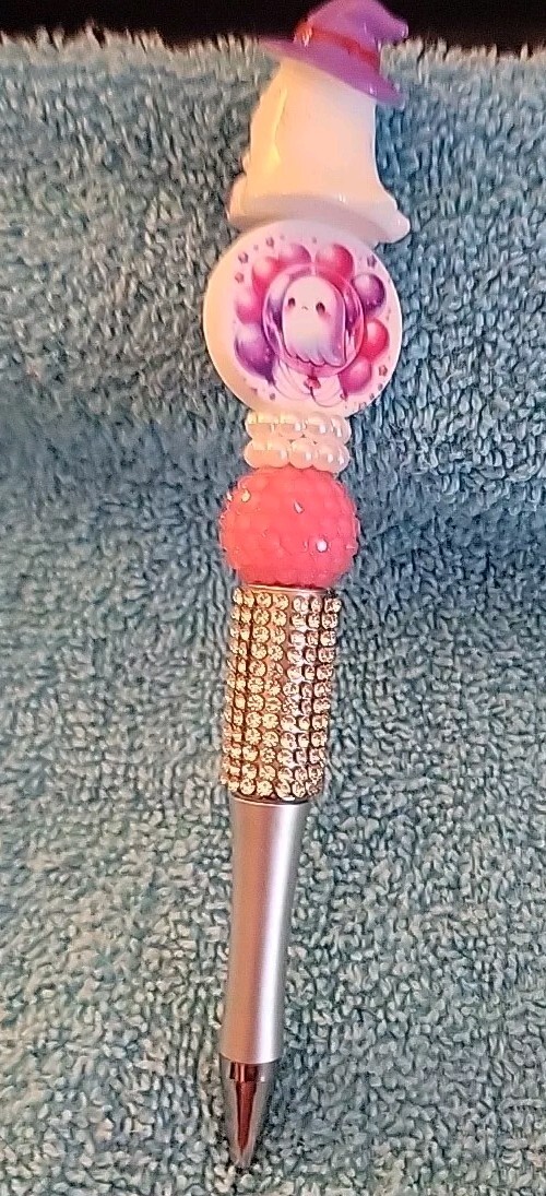 Focal Pen Ghost And Pink Bead Pen