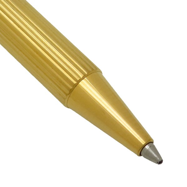 Cartier Twist Pen ST150090 Gold GP Black Ink Used 13cm Unisex