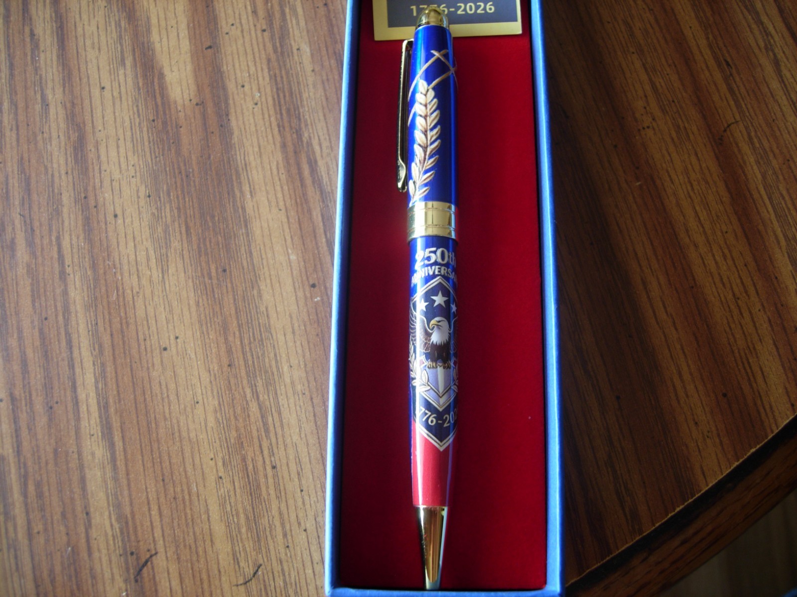 United States 250th Anniversary 1776-2026 Black Ink Pen ~ Very Nice! LQQKY!
