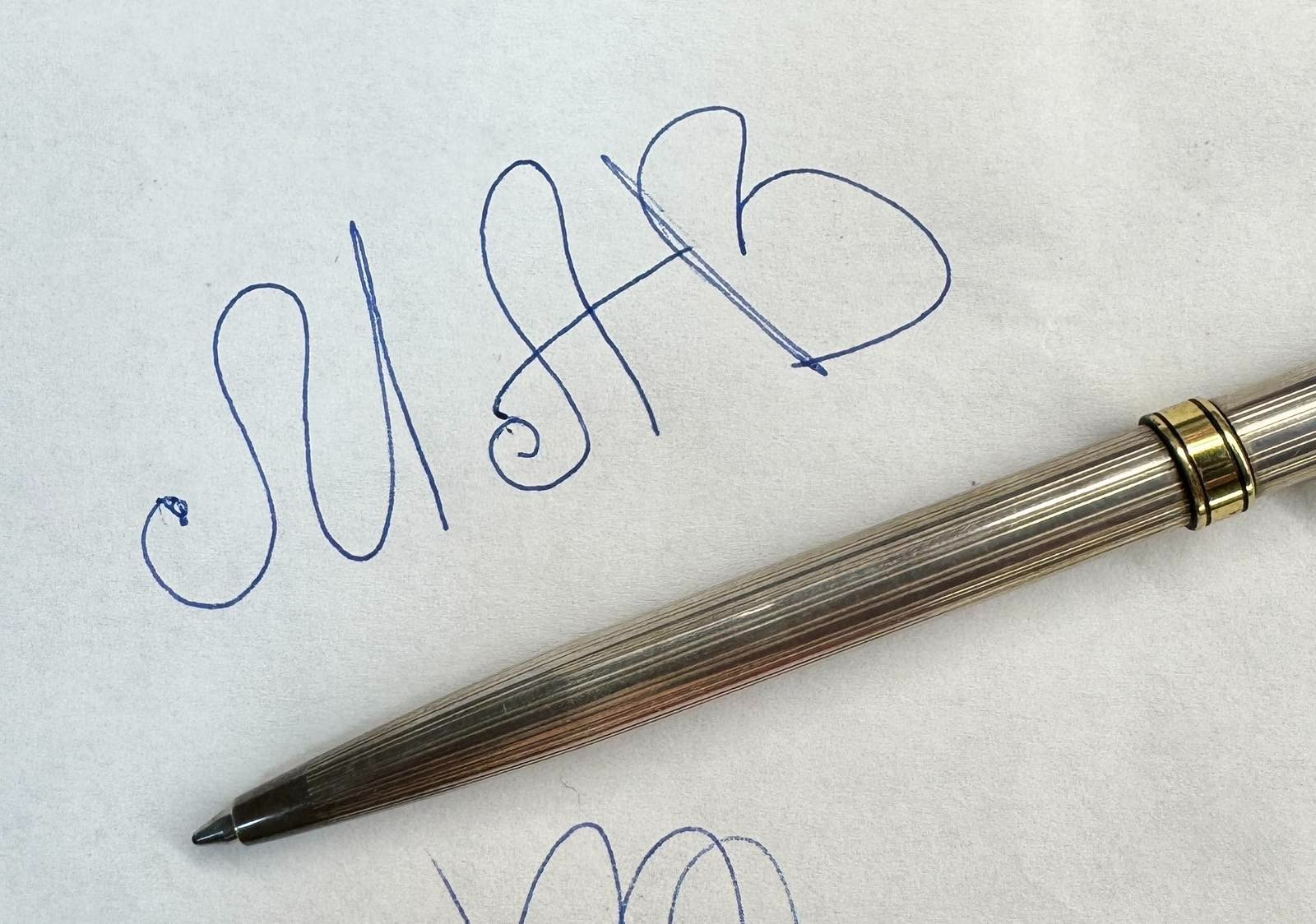 Vintage Sterling Silver 925 Ballpoint Pen Germany 295 VA (№1320)