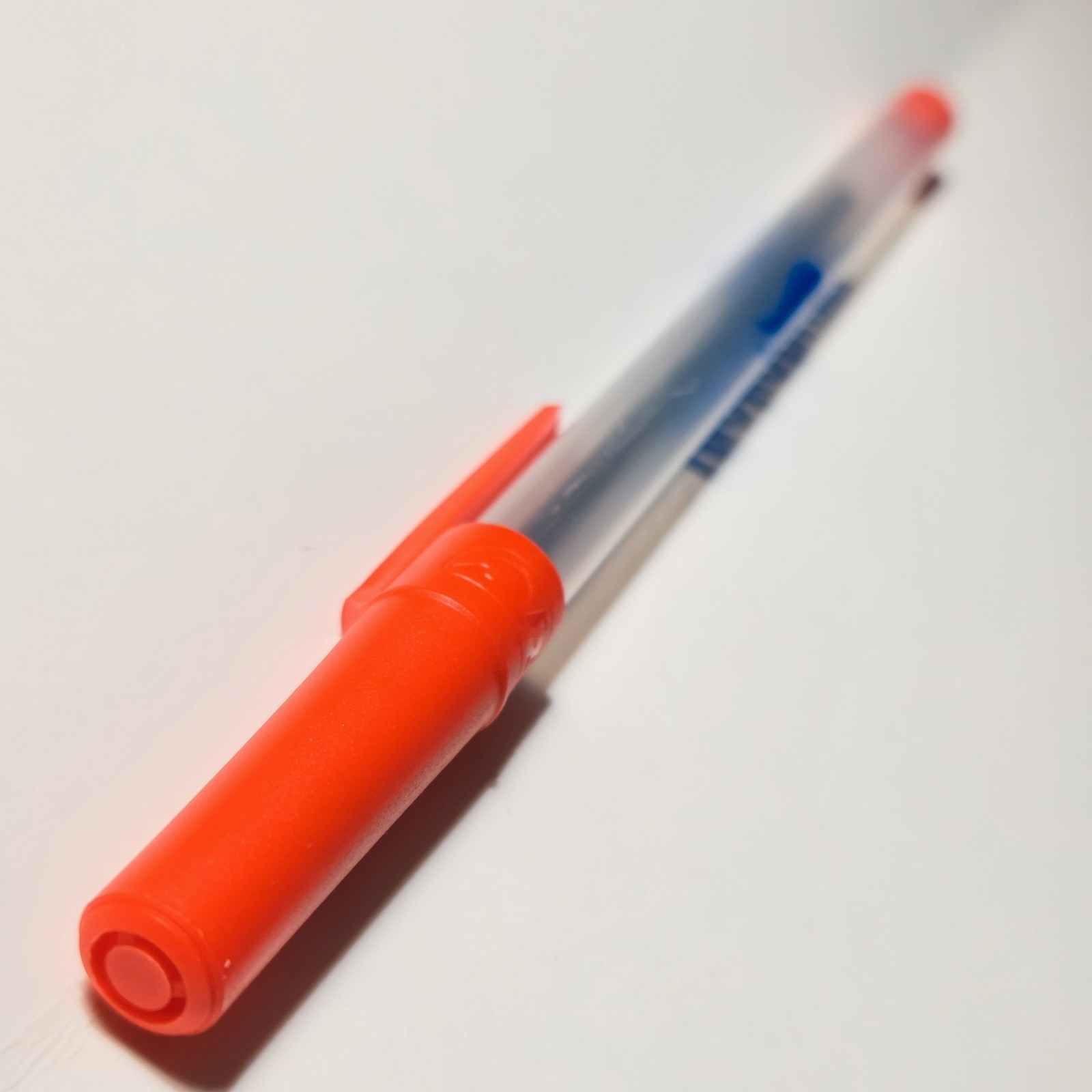 Vintage Bic Stick Ice F-27 Translucent Ballpoint Pen Advertising Vicksburg MS