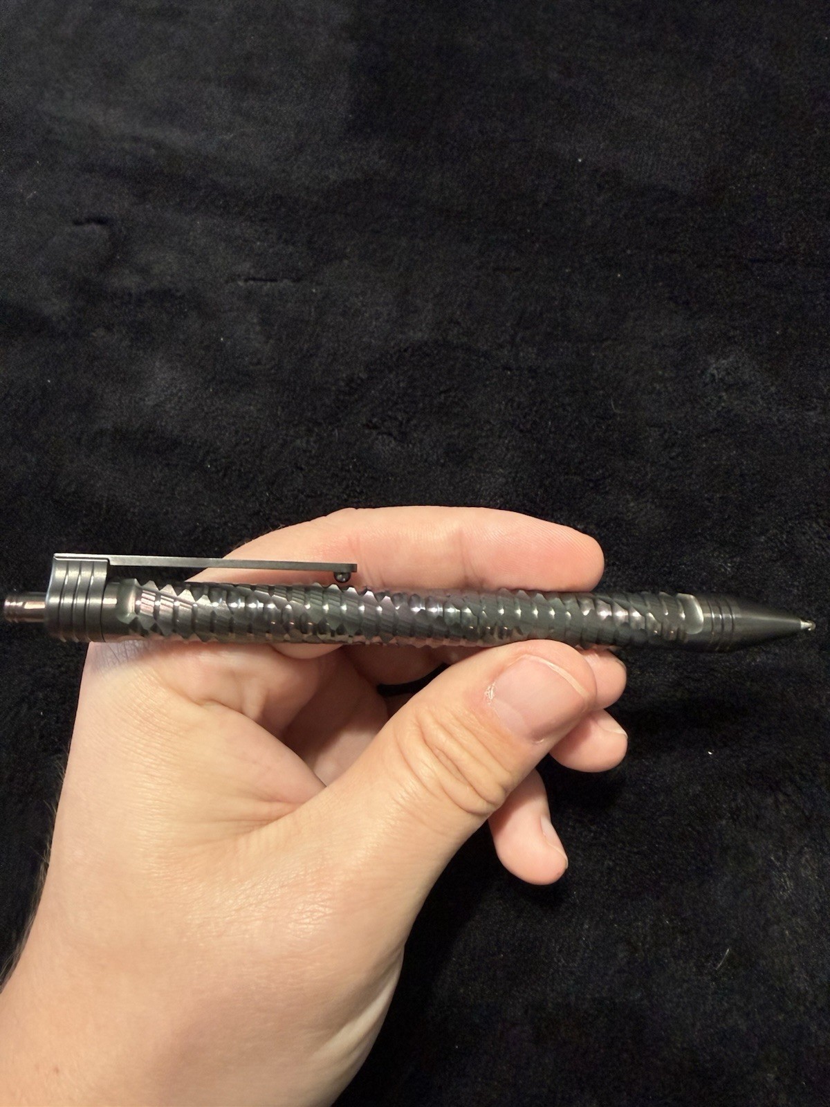 Billetspin Soul Pen Incredibly Rare Oil Slick Full Zirconium Limited Edition