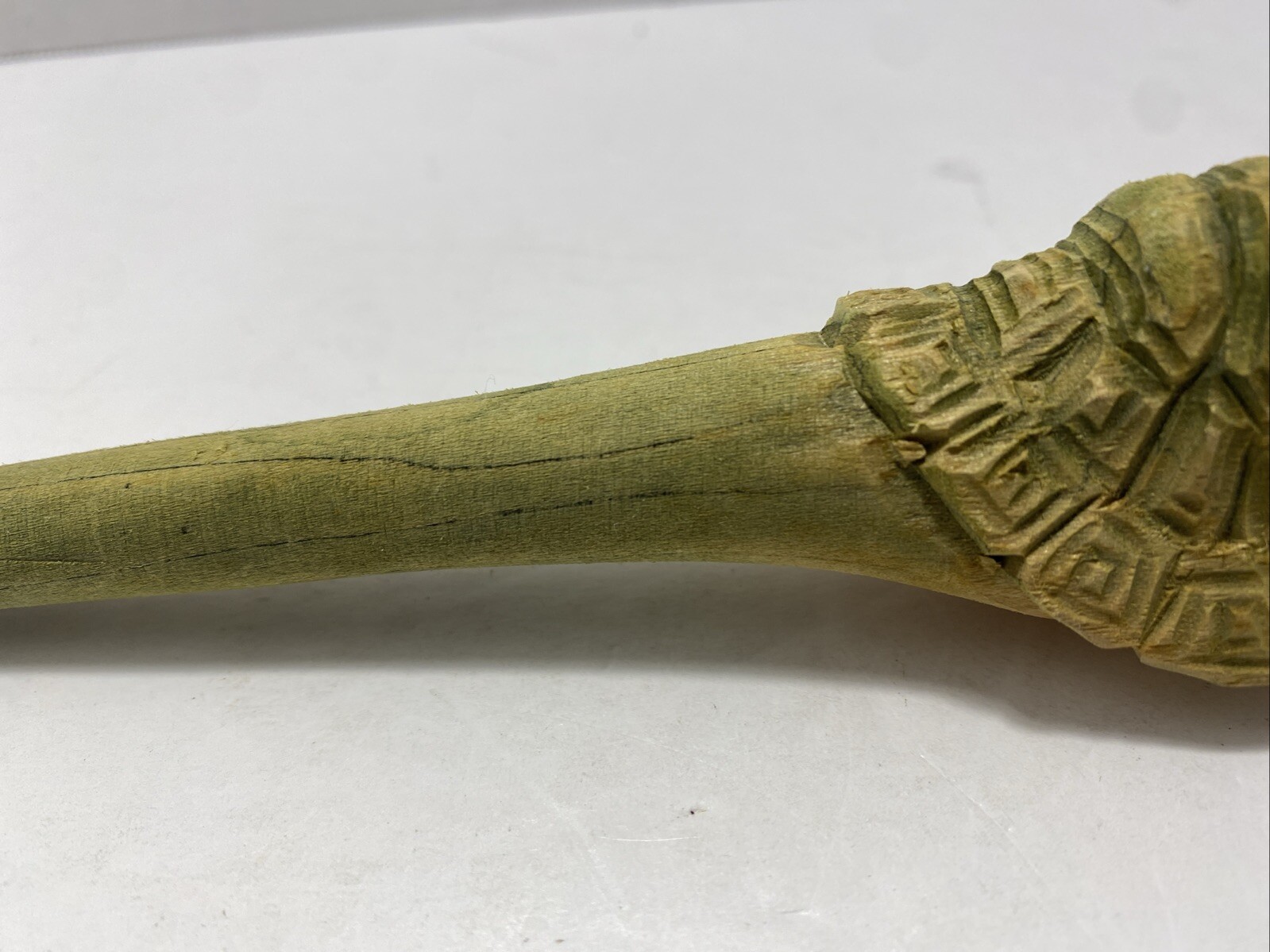 Wooden Pen Green Sea Turtle Shape Top Handcrafted Hand Made Ballpoint Pen