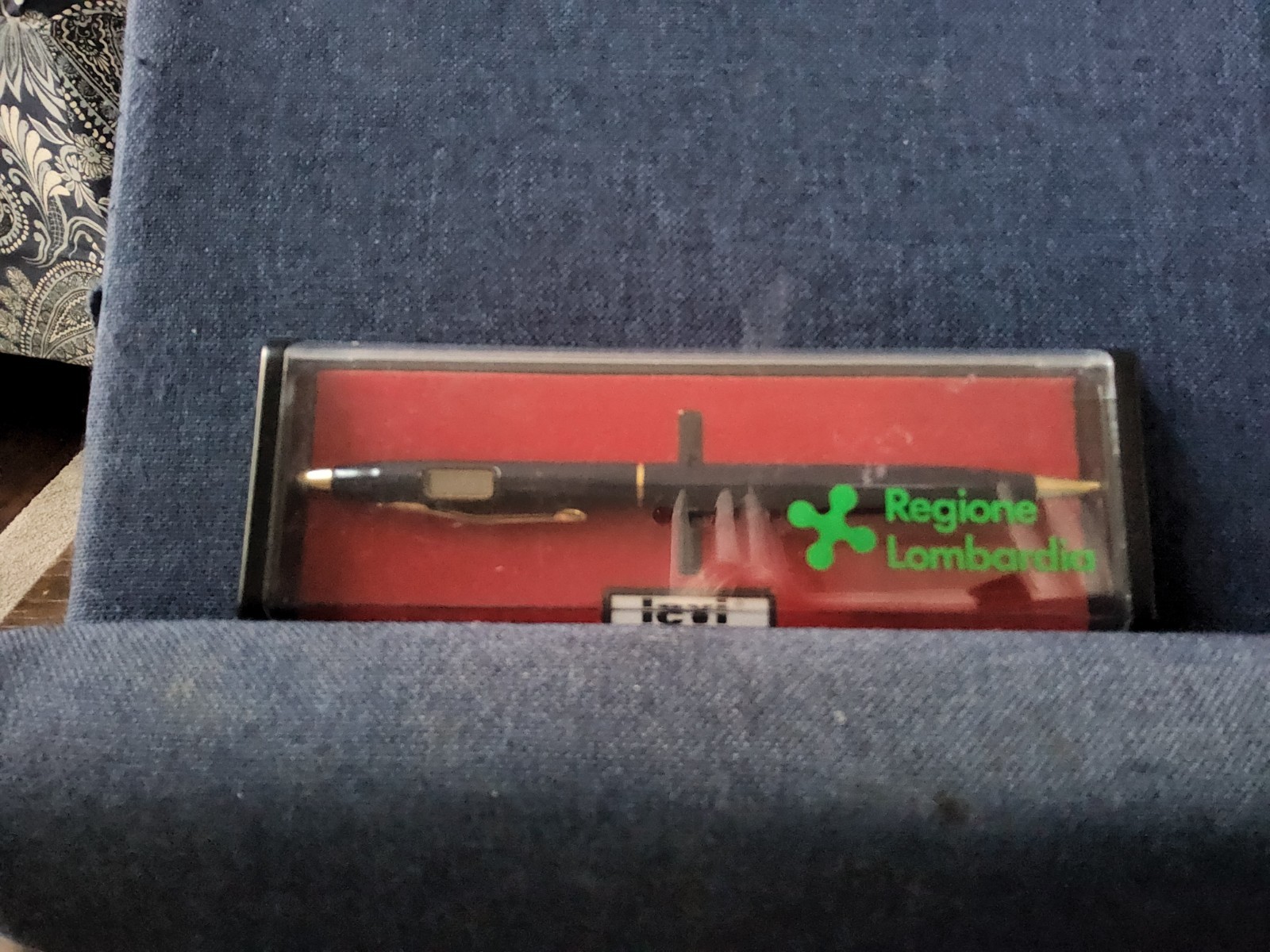 Vintage LCD Digital Clock Ballpoint Pen Retro 1980s Italy