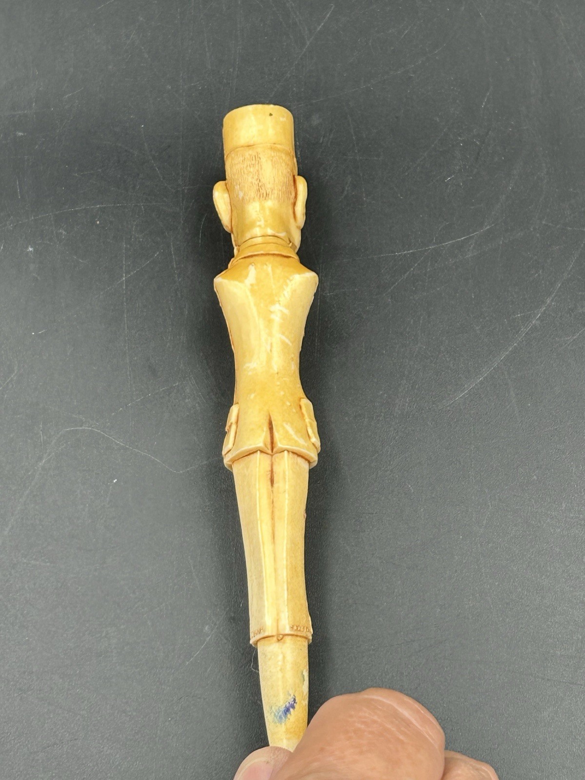 Charles de Gaulle Vintage Celluloid Carved Die Cut Pen