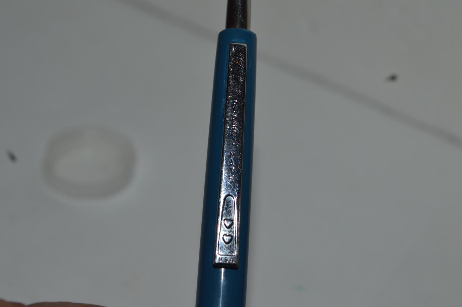 Paper Mate MALIBU Ballpoint Pen Dark Blue Color All Plastic Made In USA Ca 1980s