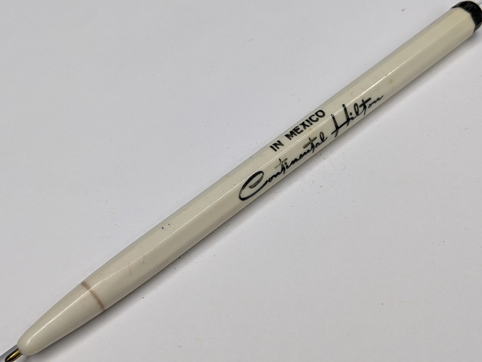 c1960s Mexico Continental Hilton Hotel Advertise Pen South Latin America Vtg G4