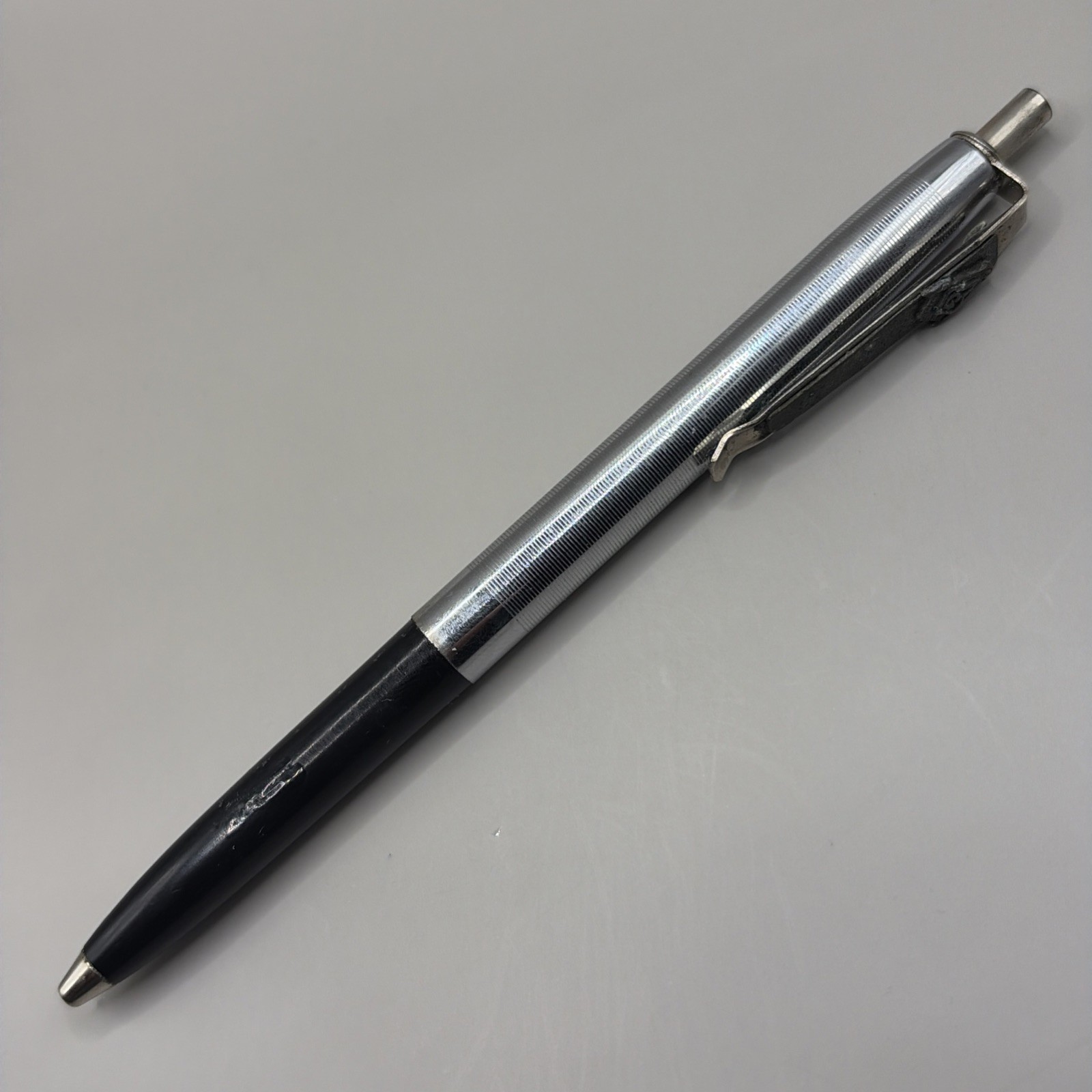 VTG c1960s/70s Ballpoint Pen MASON MASONIC Logo Pocket Clip
